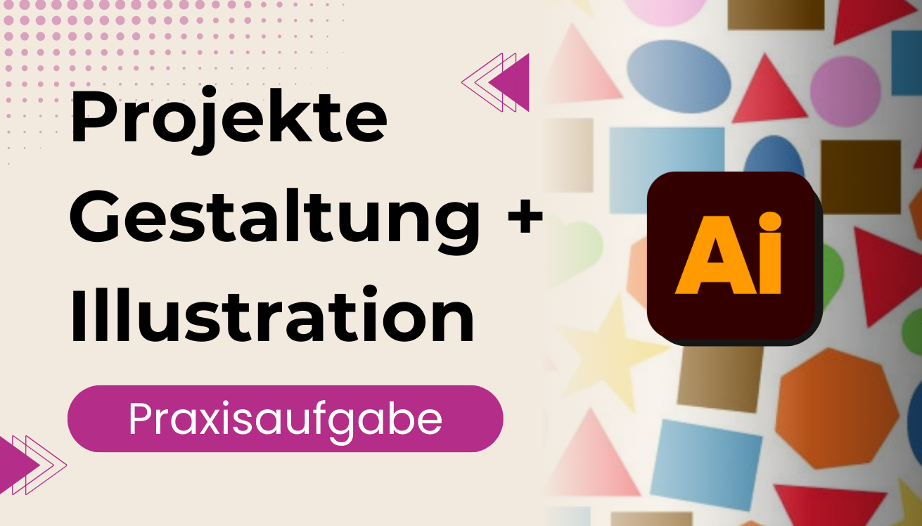 Intro-Bild für PDF-Kurs. Tool: Adobe Illustrator.